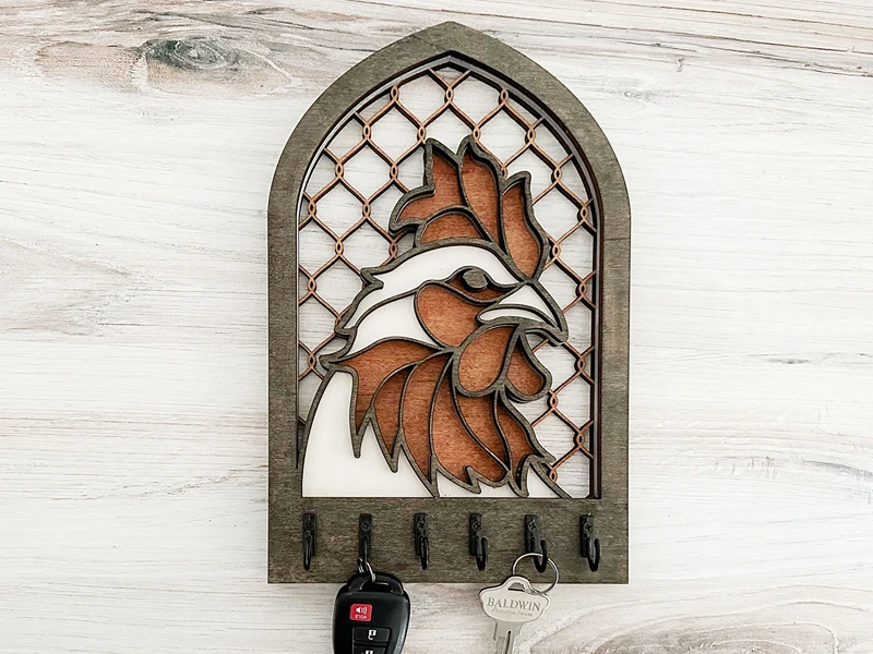 custom key holder 6