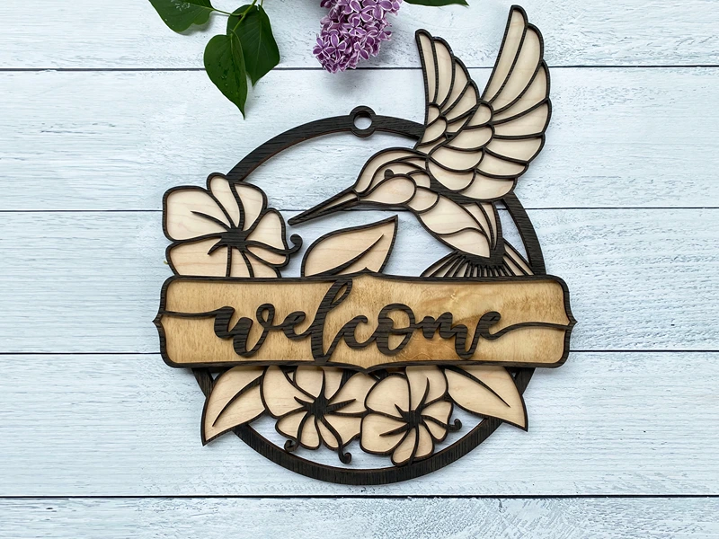 hummingbird wall art 5