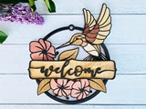 hummingbird wall art 3